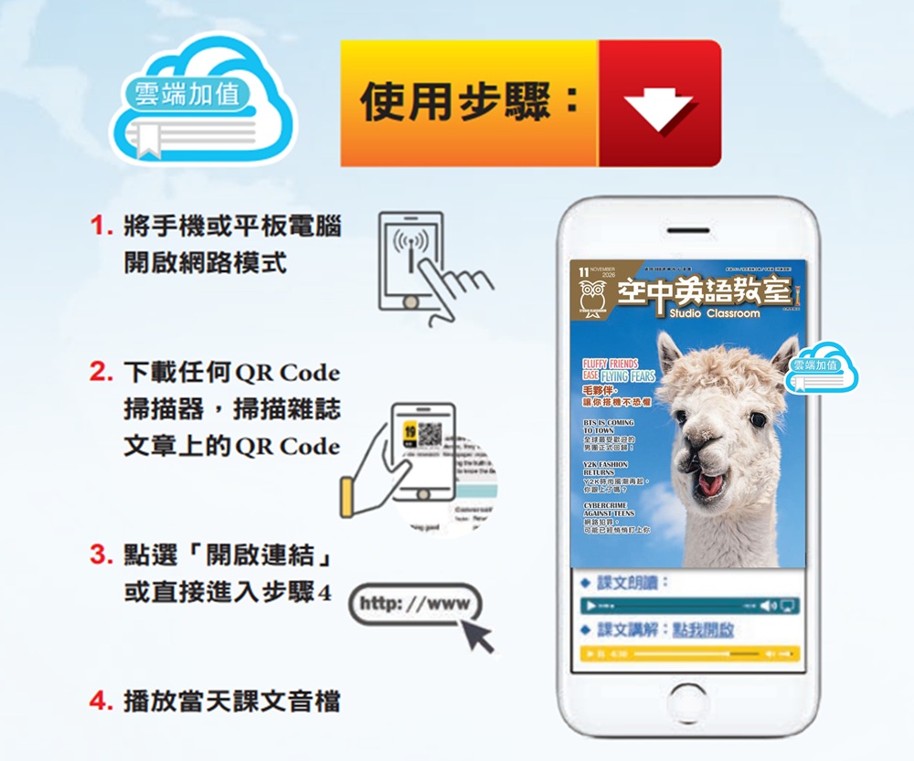 空中英語教室 雜誌含光碟 訂1年