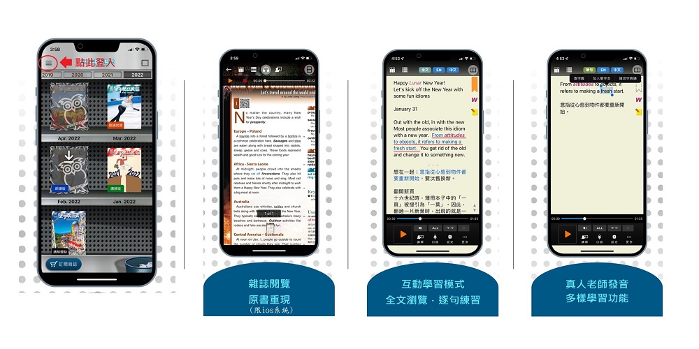 空中英語教室講解App+雜誌 訂12期